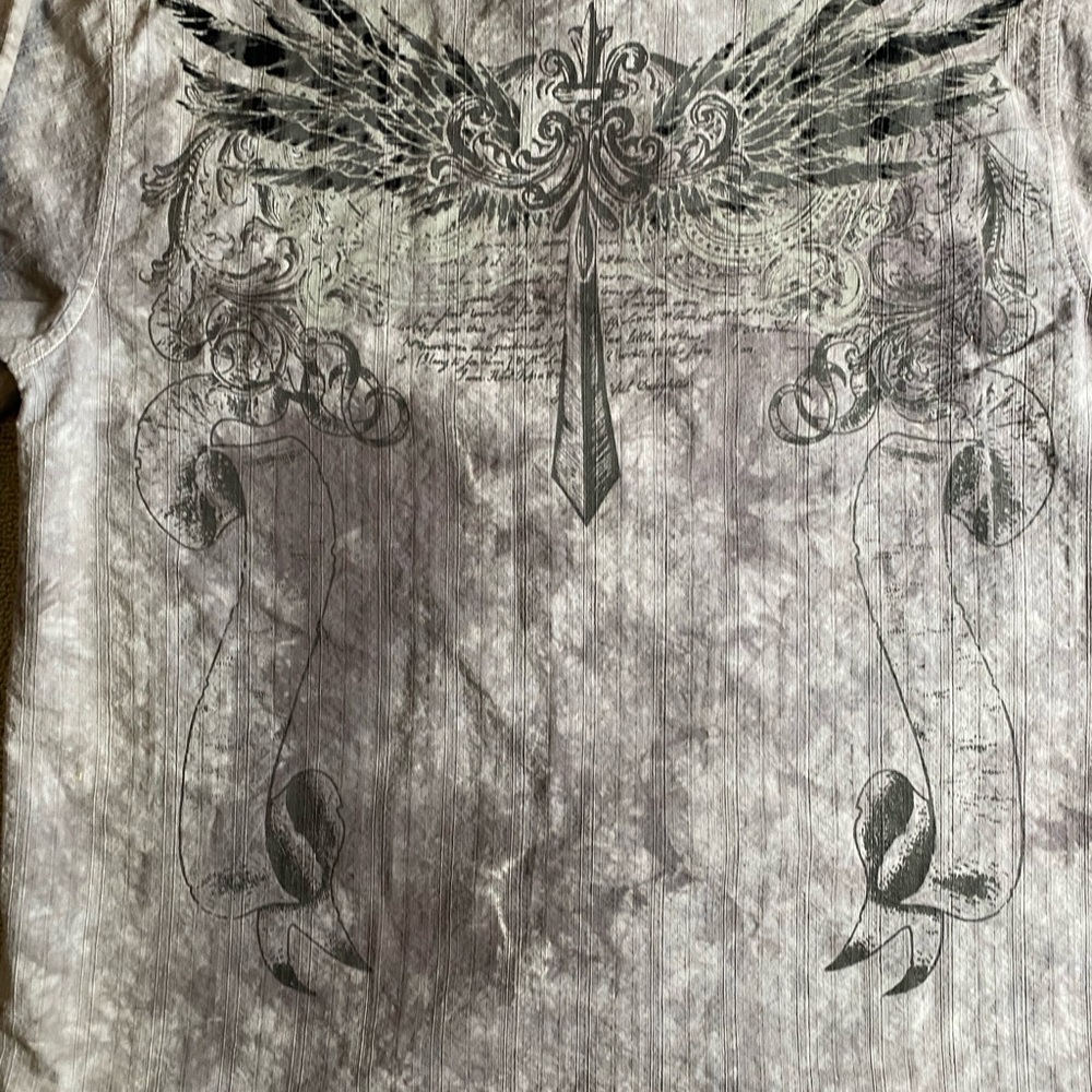 Men's Large Eighty Eight Gray Button Down - image 4